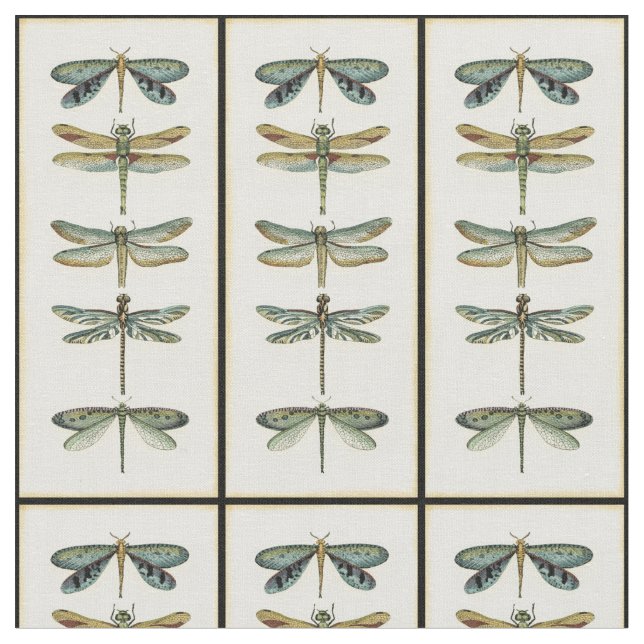 Dragonfly Collection by Chariklia Zarris Fabric (Close Up)
