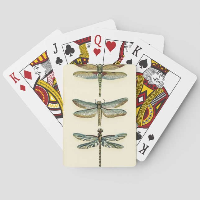 Dragonfly Collection by Chariklia Zarris Poker Cards (Back)