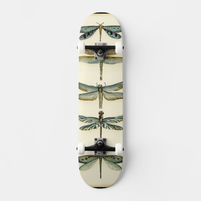 Dragonfly Collection by Chariklia Zarris Skateboard Deck (Front)