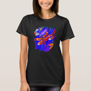 Dragonfly Color Painting Dragonflies Insect Artist T-Shirt