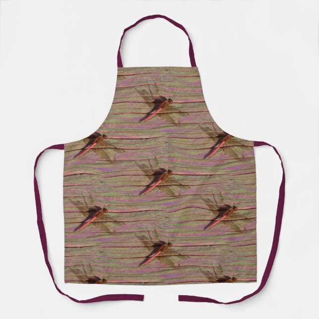Dragonfly Colorful Apron (Front)