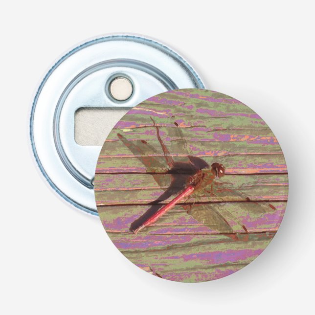 Dragonfly Colorful Bottle Opener (Front)