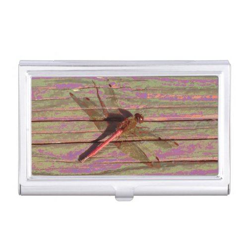 Dragonfly Colorful Business Card Case