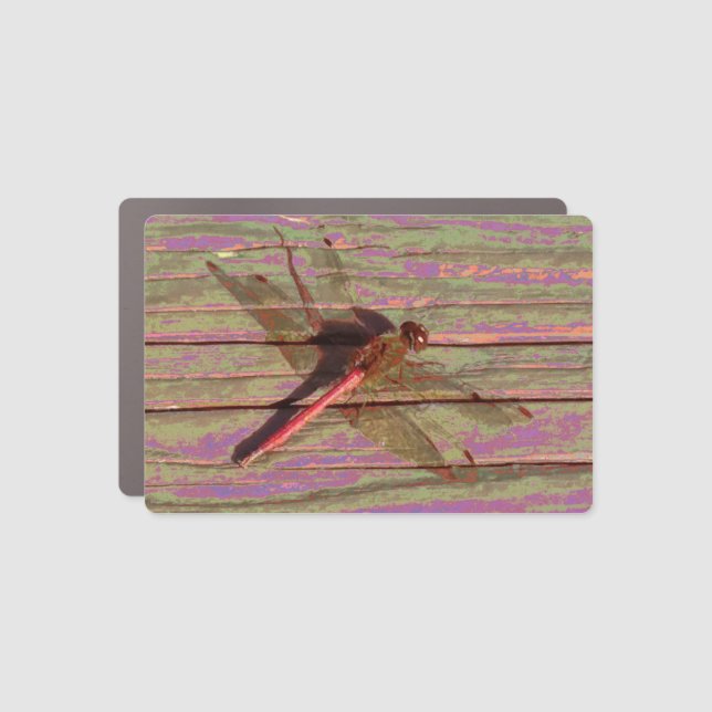 Dragonfly Colorful Car Magnet (Front)