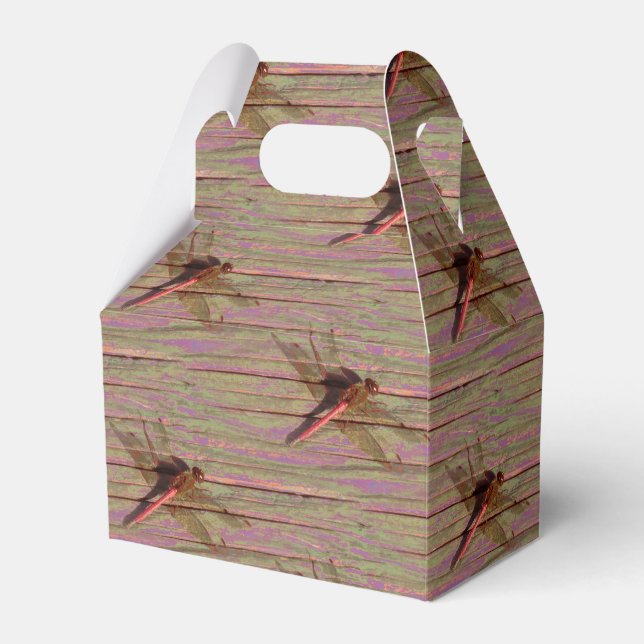 Dragonfly Colorful  Favor Boxes (Front Side)