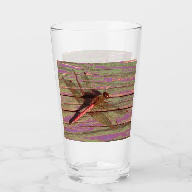 Dragonfly Colorful Glass (Front)