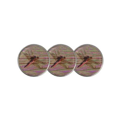 Dragonfly Colorful Golf Ball Marker