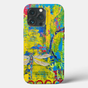 dragonfly colorful iPhone / iPad case