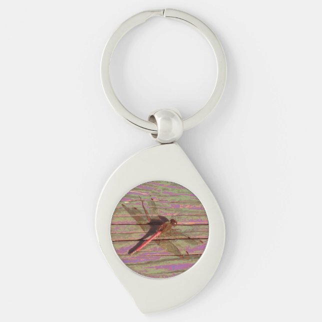 Dragonfly Colorful Keychain (Front)