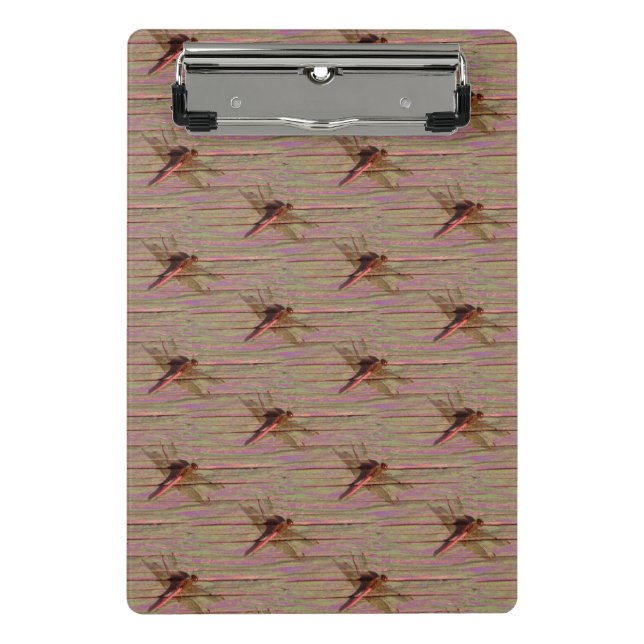 Dragonfly Colorful Mini Clipboard (Front)
