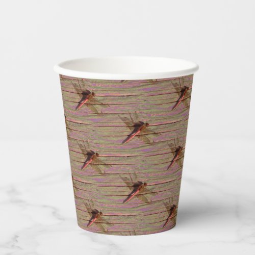 Dragonfly Colorful  Paper Cups
