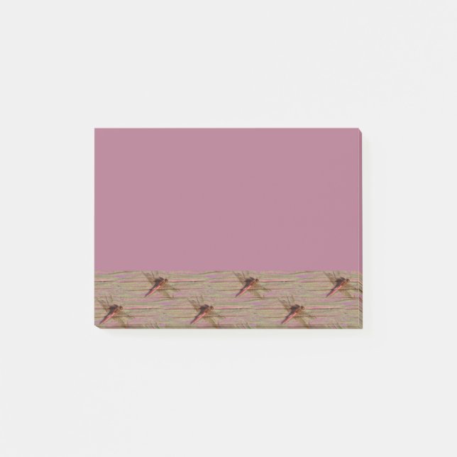 Dragonfly Colorful Post-it Notes (Front)