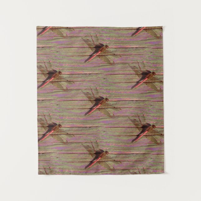 Dragonfly Colorful Tapestry (Front)