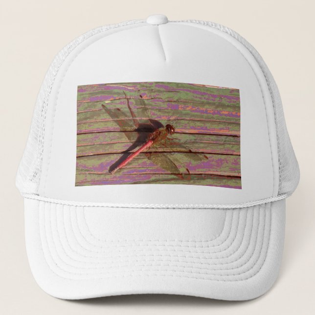 Dragonfly Colorful Trucker Hat (Front)