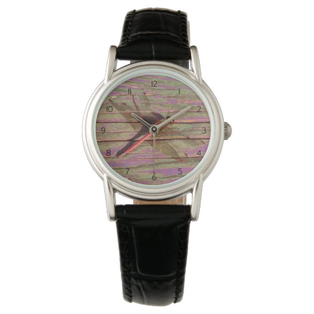 Dragonfly Colorful Watch (Front)