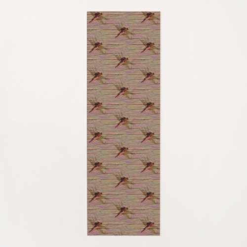 Dragonfly Colorful Yoga Mat