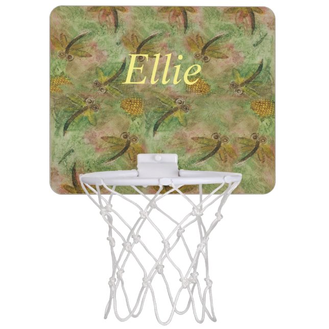 Dragonfly Cotton Candy Mini Basketball Hoop (Front)