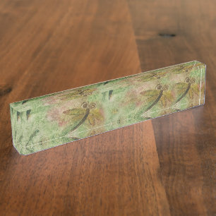 Dragonfly Cotton Candy Name Plate