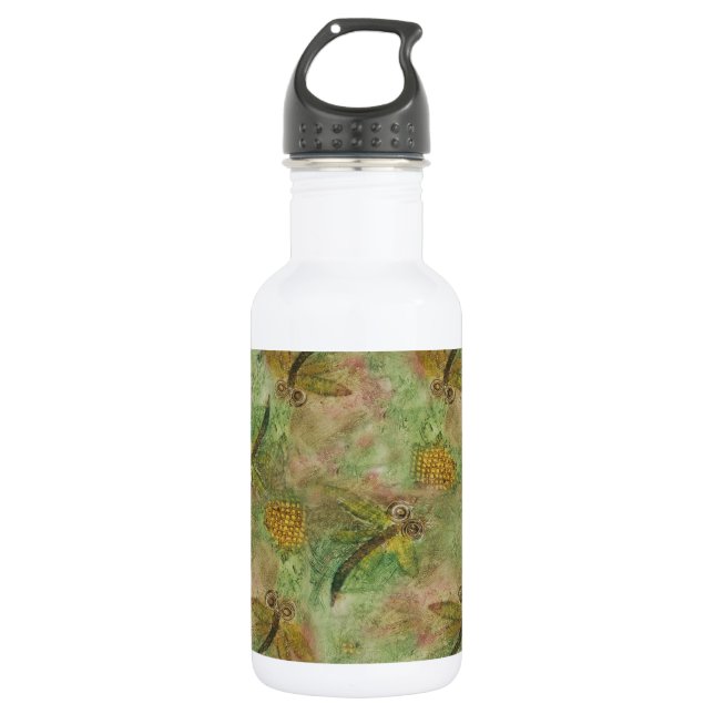 Dragonfly Cotton Candy Water Bottle (Front)