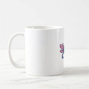 Dragonfly couple in love animal Valentine's Day Coffee Mug