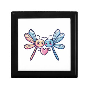 Dragonfly couple in love animal Valentine's Day  Gift Box