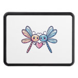 Dragonfly couple in love animal Valentine&#39;s Day  Hitch Cover