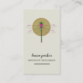 Dragonfly Creative Designer Nature Consultancy Business Card by tsrao100 at Zazzle