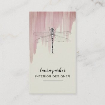 Dragonfly Creative Designer Nature Consultancy Business Card by tsrao100 at Zazzle