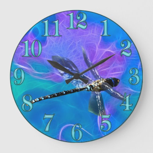 Dragonfly Damsel Fly Insect_lovers Gift Series Large Clock