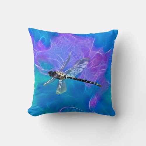 Dragonfly Damsel Fly Insect_lovers Gift Series Throw Pillow