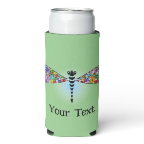 Dragonfly Damselfly Seltzer Can Cooler