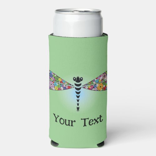 Dragonfly Damselfly Seltzer Can Cooler