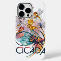 "Dragonfly Dance: A Vibrant Cicada Composition"?