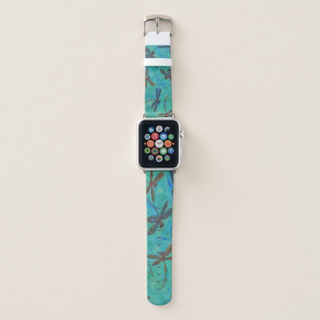 Dragonfly Dance Apple Watch Band (Front)