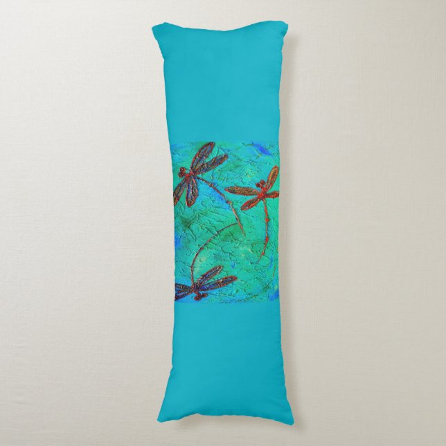 Dragonfly Dance Body Pillow (Front Vertical)