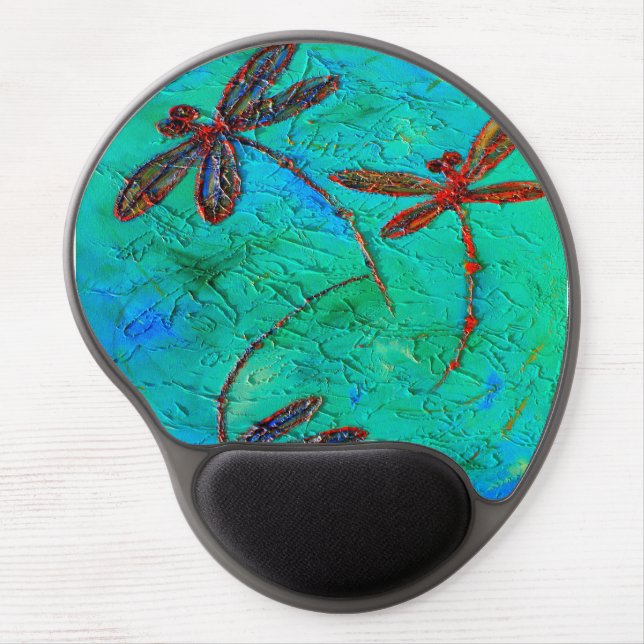 Dragonfly Dance Gel Mouse Pad (Front)