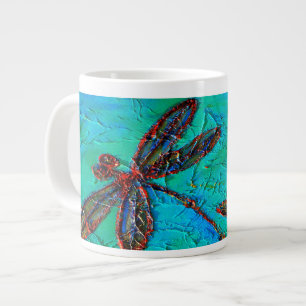 Dragonfly Dance Giant Coffee Mug