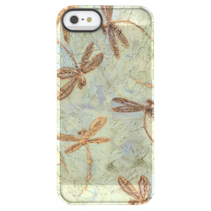 Dragonfly Dance Gold Permafrost iPhone SE/5/5s Case