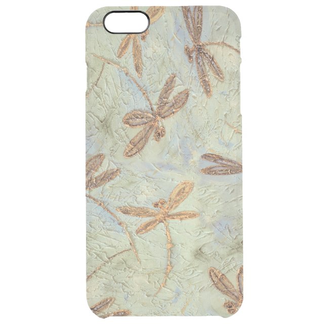Dragonfly Dance Gold Uncommon iPhone Case (Back)