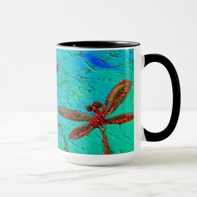 Dragonfly Dance Mug (Right)