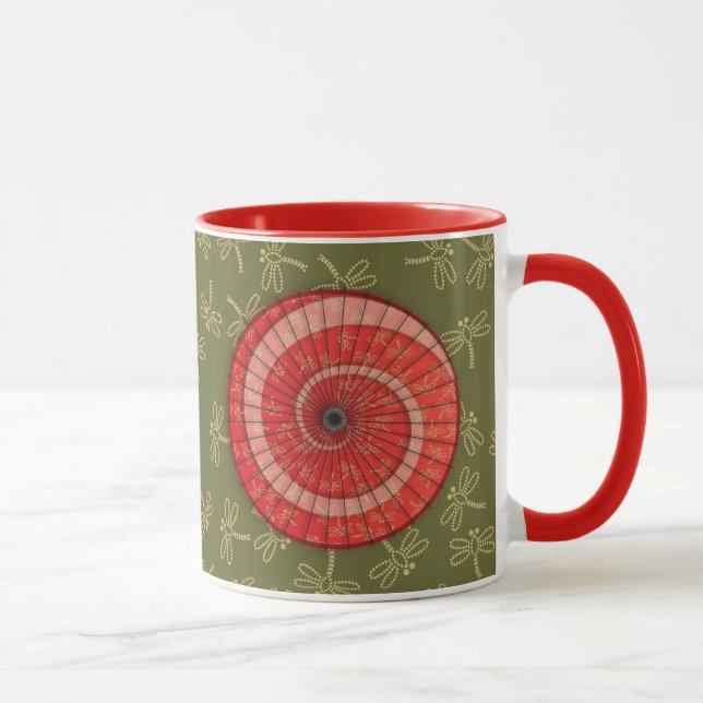 dragonfly dance mug (Right)