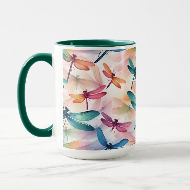 Dragonfly Dance Mug (Left)