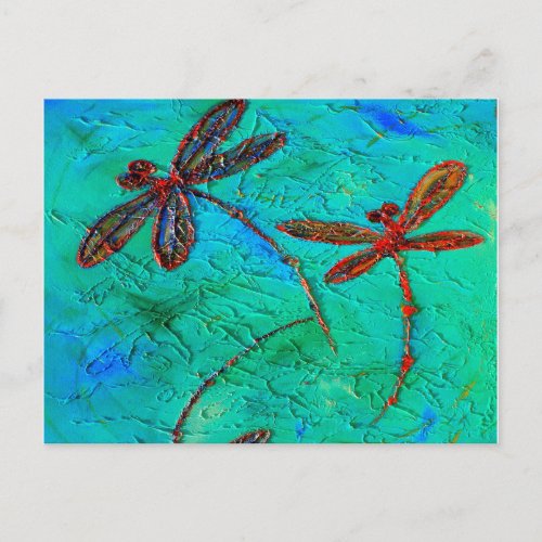 Dragonfly Dance Postcard