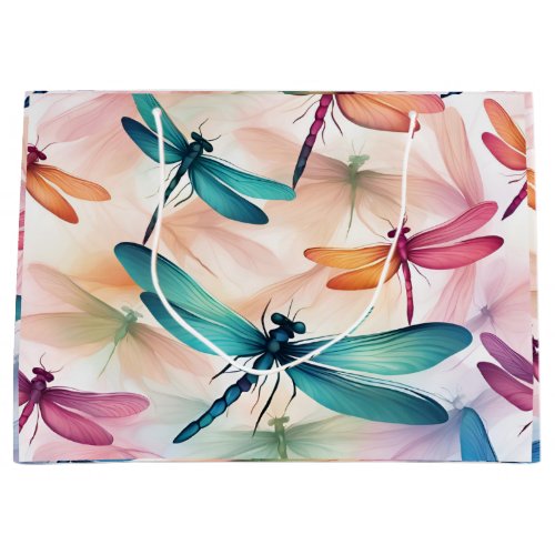 Dragonfly Dance Print Cut Sew Bag