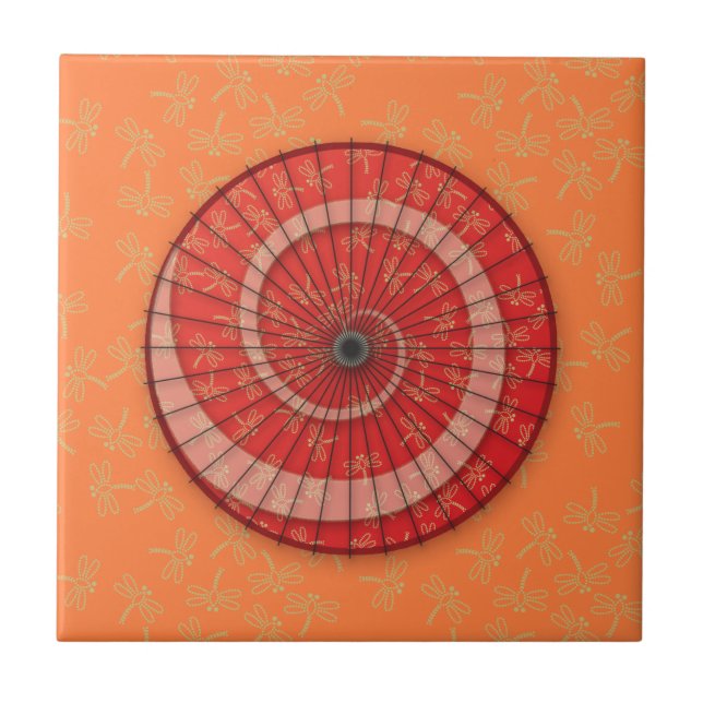 dragonfly dance tile (Front)