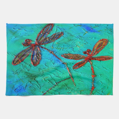 Dragonfly Dance Towel