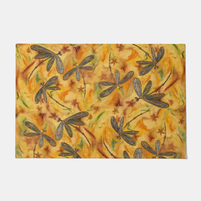 Dragonfly Dance Warm Breeze Doormat (Front)
