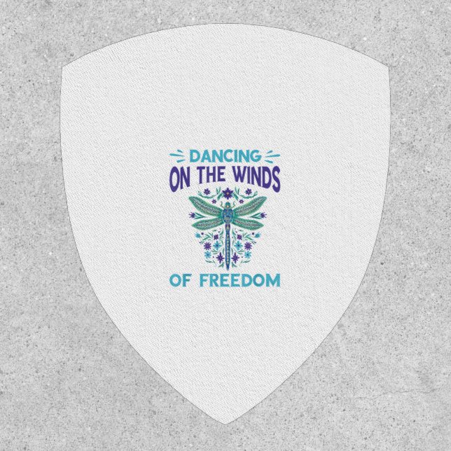 Dragonfly Dancing On The Winds Dragonfly Lovers Dr Patch (Front)