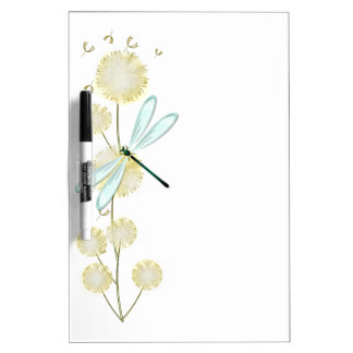 Dragonfly & Dandelions Dry Erase Board