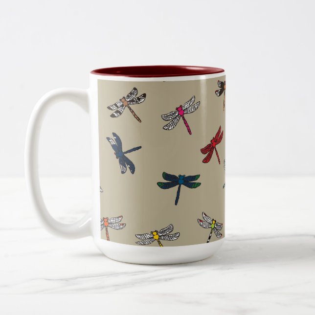 Dragonfly Dandy Coffee/Tea Mug (Left)